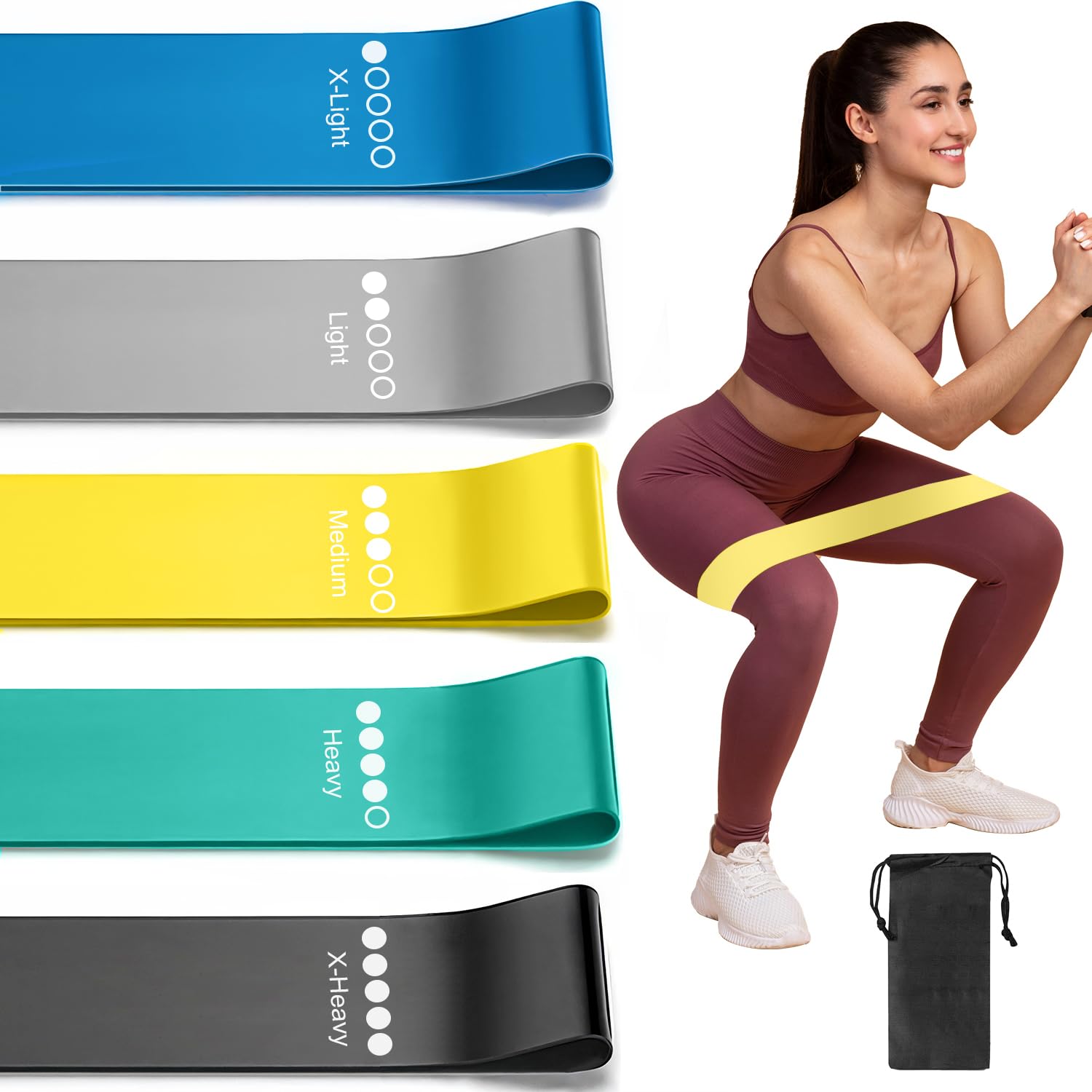 Resistance Loop Exercise Bands for home